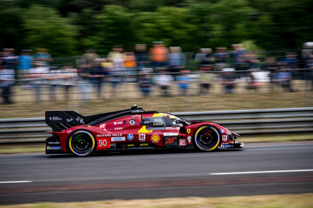 Nicklas Nielsen tæt på Le Mans-podiet.
(Foto: Ferrari Media)